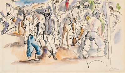 Figure e cavalli da Jules Pascin
