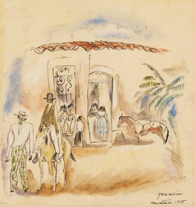 Paesaggio con figure, L