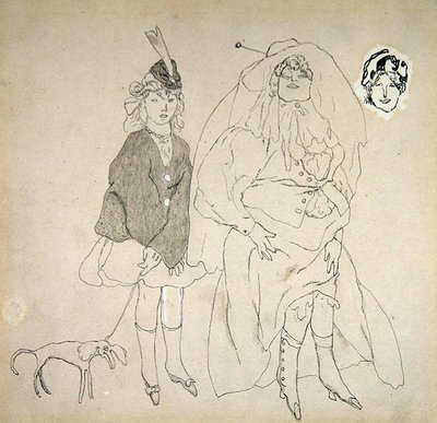 Personaggi, c.1906 da Jules Pascin