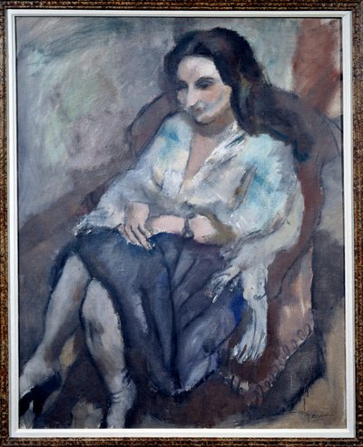 Ritratto di Andrée. Ritratto di una donna seduta da Jules Pascin