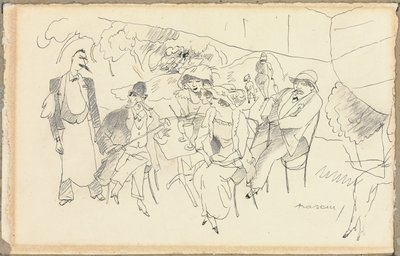 Scena di figure da Jules Pascin