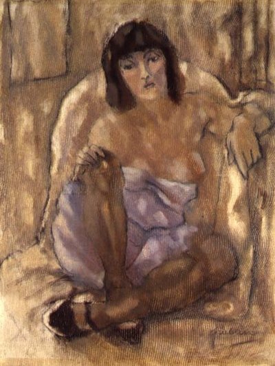 Donna seduta da Jules Pascin