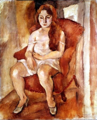 Donna seduta da Jules Pascin