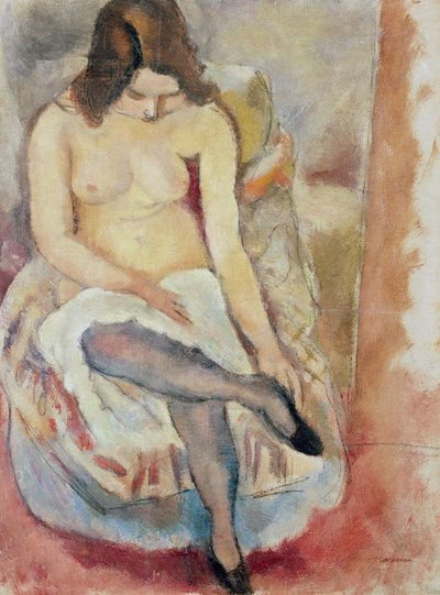 Donna seduta da Jules Pascin
