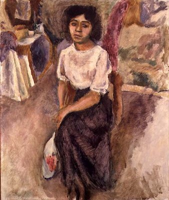Donna seduta, c.1915 da Jules Pascin