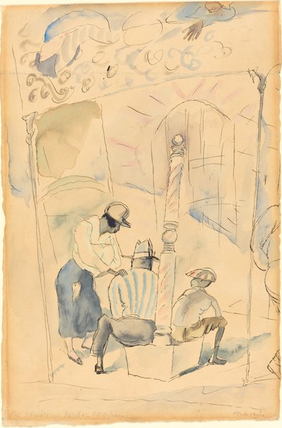 Il bel barbiere da Jules Pascin