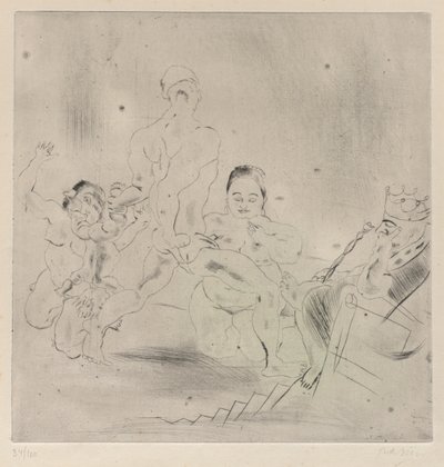 Il giudizio di Salomone da Jules Pascin