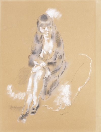Donna seduta da Jules Pascin