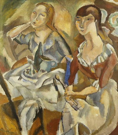 Giovani Donne a un Tavolo (c.1915-1919) da Jules Pascin