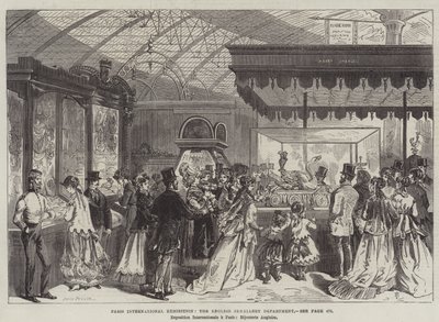 Esposizione Internazionale di Parigi, il Dipartimento di Gioielleria Inglese da Jules Pelcoq
