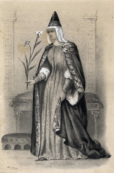 Ritratto della Contessa Matilde di Canossa da Jules and Raunheim Hermann David