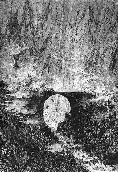Il passaggio di Suwarrow del San Gottardo, inciso da Stephane Pannemaker, da 