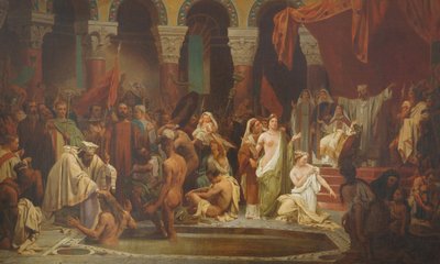Il battesimo di Clodoveo da Jules Vincent Rigo