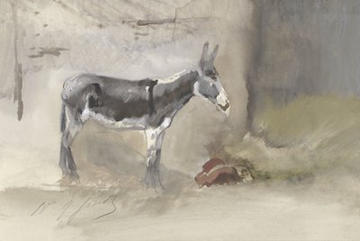 Asino in una stalla da Jules baron Finot