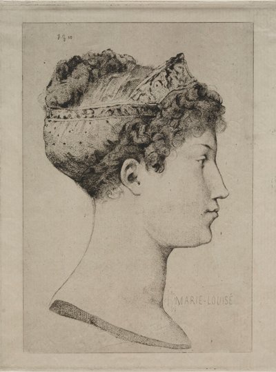 Maria Luisa di Profilo da Jules de Goncourt