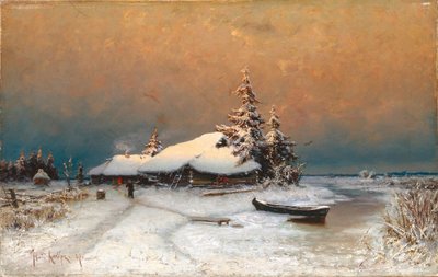 Tramonto invernale, 1887 da Juli Julievich Klever