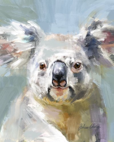 Lo sguardo dolce del koala da Julia Cheney