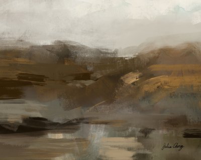 Paesaggio delle Montagne Nebbiose da Julia Cheney