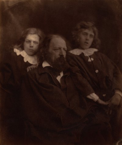 Alfred Tennyson con i suoi figli, 1865 (foto) da Julia Margaret Cameron