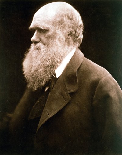 Charles Darwin, naturalista britannico da Julia Margaret Cameron