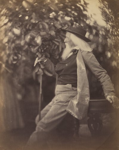 Charles Hay Cameron, Esq., nel suo giardino a Freshwater, 1865-67 da Julia Margaret Cameron