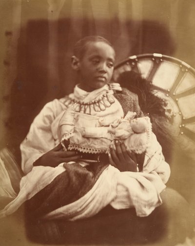 Déjatch Alámayou, figlio del re Teodoro da Julia Margaret Cameron
