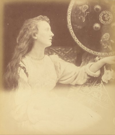 Elaine "il giglio - cameriera di Astolat" da Julia Margaret Cameron