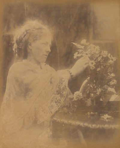Mrs. Halford Vaugham, Freshwater, 1873 da Julia Margaret Cameron