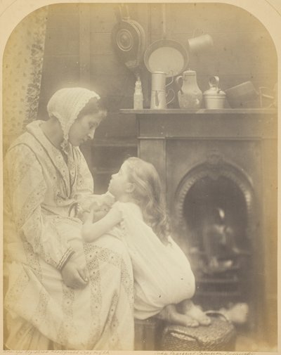 Signora Rachael Gurney ("Che Dio porti il padre a casa sano e salvo", "Tre pescatori andarono a navigare nel profondo") da Julia Margaret Cameron