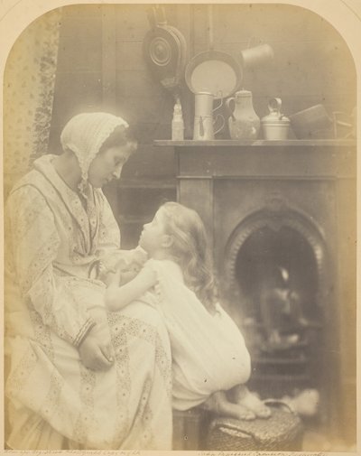 Mrs. Rachael Gurney Possa Dio Portare il Padre a Casa Sano e Salvo, Tre Pescatori Andarono a Vela..., c. 1872-74 da Julia Margaret Cameron