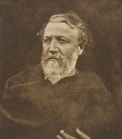 Robert Browning, 1865, stampato 1875 da Julia Margaret Cameron
