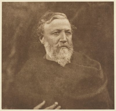 Robert Browning, 1865, stampato 1875 da Julia Margaret Cameron