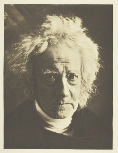Sir John Herschel, 1867, stampato ottobre 1890 da Julia Margaret Cameron