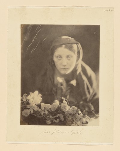 La ragazza dei fiori da Julia Margaret Cameron