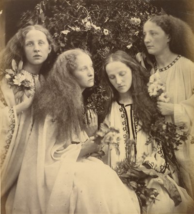 Il giardino delle ragazze Rosebud da Julia Margaret Cameron