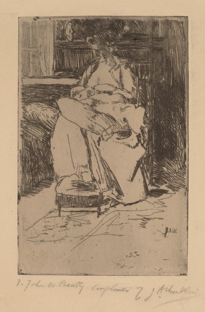 Madre e Bambino da Julian Alden Weir