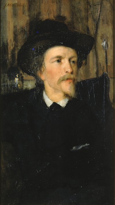 Ritratto di Wyatt Eaton, ca. 1878 da Julian Alden Weir
