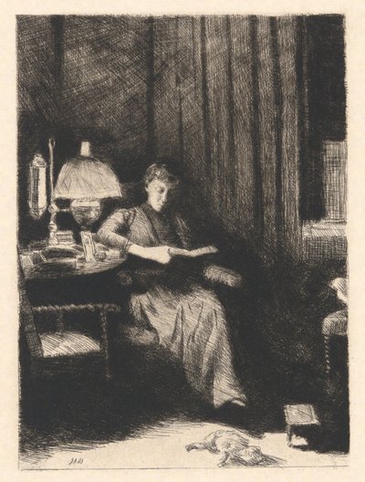 La lampada della sera da Julian Alden Weir