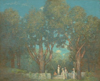 Il ritorno della festa di pesca da Julian Alden Weir