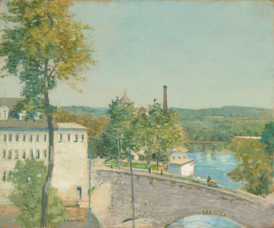 U.S. Thread Company Mills, Willimantic, Connecticut, c. 1893-1897 da Julian Alden Weir