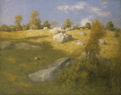 Pascolo in collina, ca. 1905 da Julian Alden Weir