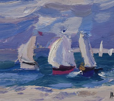 Gare di barche a Poole Harbour da Julian Bailey
