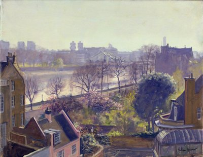 Chelsea Embankment dal Giardino dei Fisici da Julian Barrow