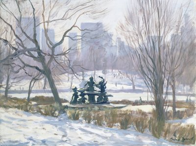 La statua di Alice nel Paese delle Meraviglie, Central Park, New York da Julian Barrow