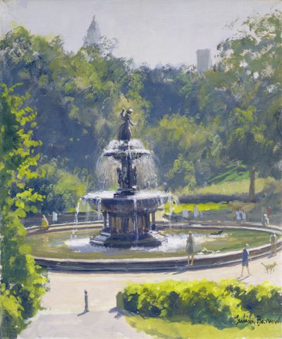 La fontana di Bethesda, Central Park da Julian Barrow