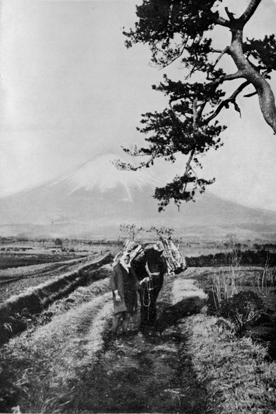 Contadini della regione del Fuji non per nome ma semplicemente come O Yama, la Montagna Onorevole da Julian Leonard Street