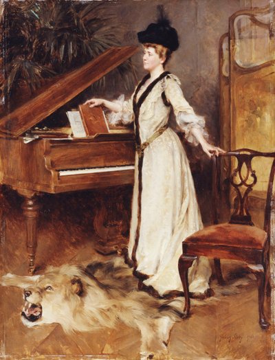 Ritratto di Mrs, 1901 da Julian Russell Story