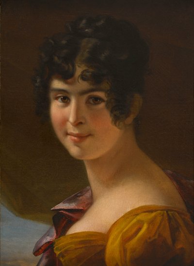 Ritratto di Adèle Foucher 1803-1868 da Julie Duvidal de Montferrier