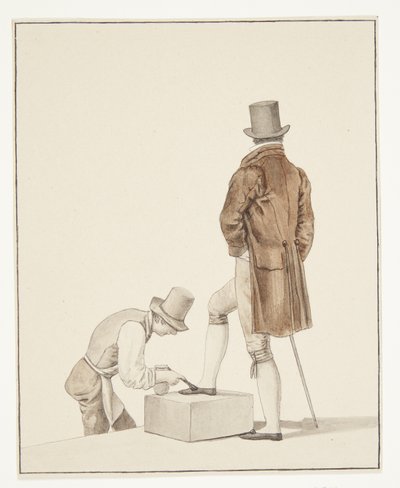 Un lustrascarpe di Parigi da Julie Eckersberg