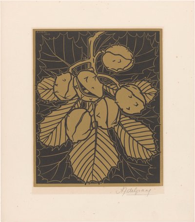 Ramo di castagno da Julie de Graag (signed by artist)